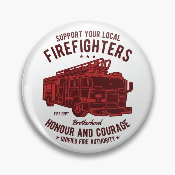 Item preview, Firefighters Truck, Support Your Local Firefighters designed and sold by DreamMaden.