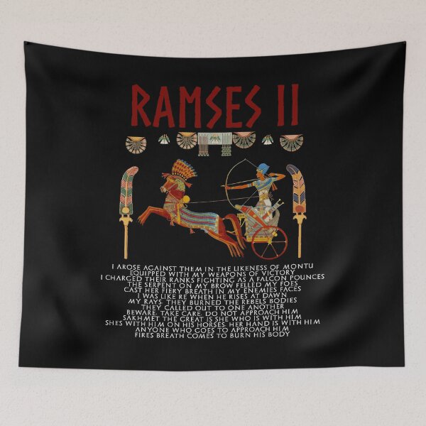 Item preview, Ramses II Battle of Kadesh Quote designed and sold by Agema Apparel.
