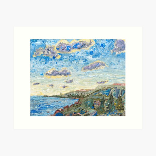 Clouds Marching Art Print