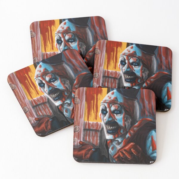 Item preview, Terrifier "Splatter House" Art The Clown portrait (digital) designed and sold by Stag Art Studios.