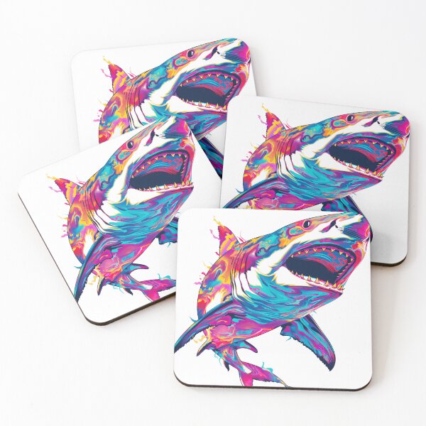 Item preview, Psychedelic Shark designed and sold by SmallOwlDesign.