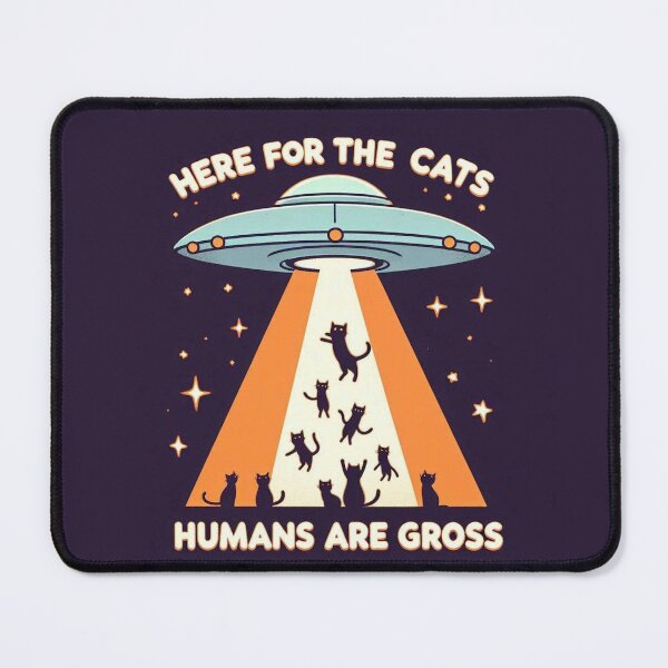 Item preview, Here for the cats, humans are gross designed and sold by Vkinsify.