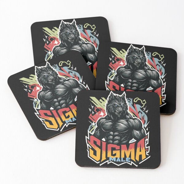 Item preview, Sigma Male Wolf Funny Sarcastic Quotes Witty Jokes designed and sold by Chmielayka.