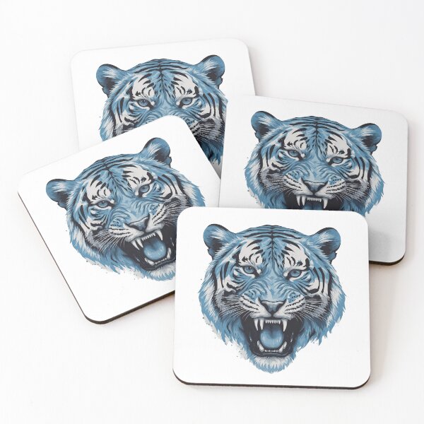 Item preview, Roaring Blue Tiger Digital Art designed and sold by SoulGame.
