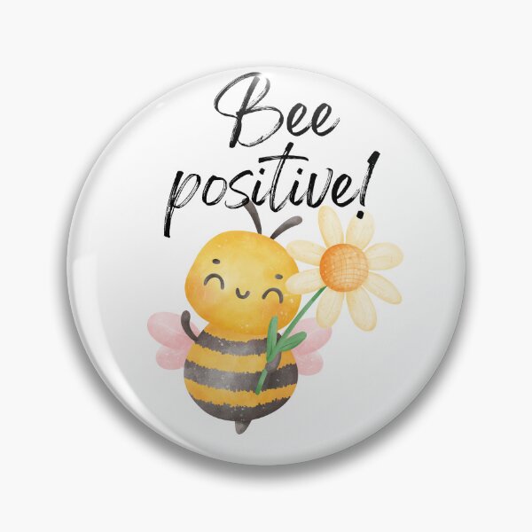 Item preview, Bee Positive! designed and sold by RadGhostKitty.
