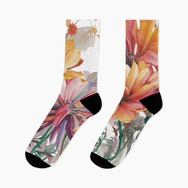 Artikelvorschau, Wandteppich mit Aquarellblüten 3 entworfen und verkauft von joejiing.