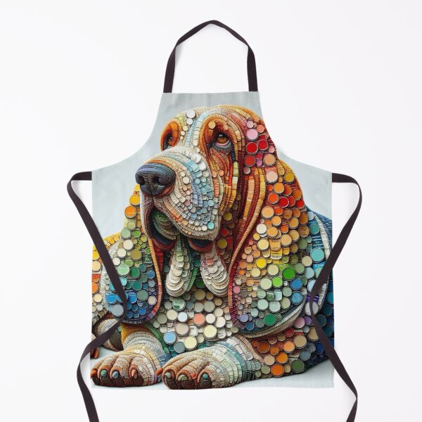 Item preview, Basset Hound Mosaic-Like Effect designed and sold by Wags & Tails.