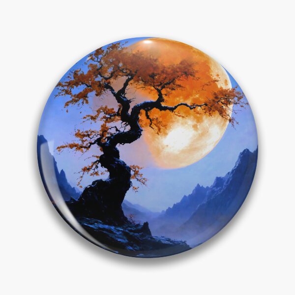 Item preview, Moon night landscape designed and sold by UZRWRLD .