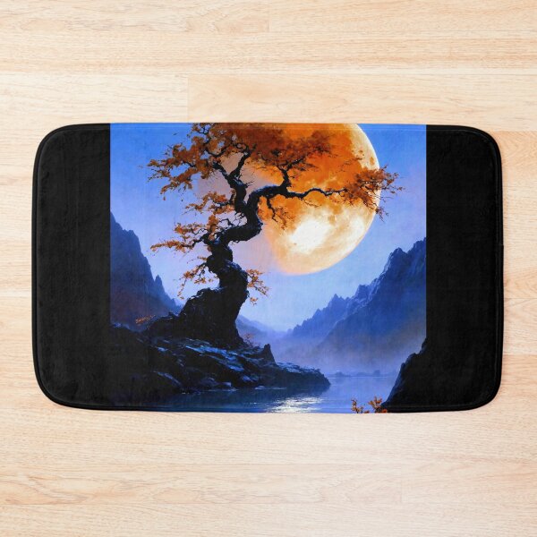 Item preview, Moon night landscape designed and sold by UZRWRLD .