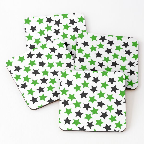 Item preview, Neutrois Pride Flag Stars Green Black designed and sold by JoyfulJen.