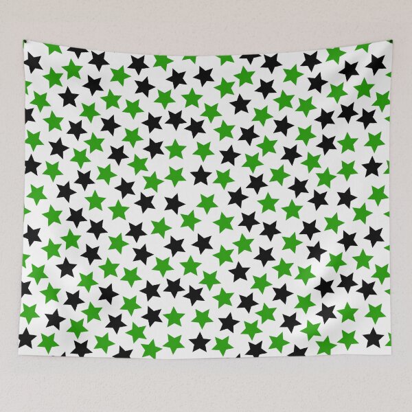 Item preview, Neutrois Pride Flag Stars Green Black designed and sold by JoyfulJen.