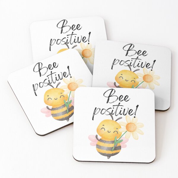 Item preview, Bee Positive! designed and sold by RadGhostKitty.