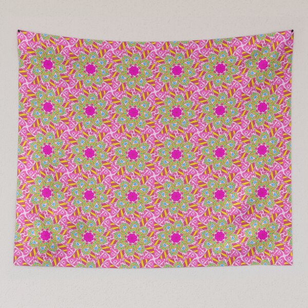 Artikelvorschau, Original Design-Pink Tile Series-Relax Lotus entworfen und verkauft von ultkitty.