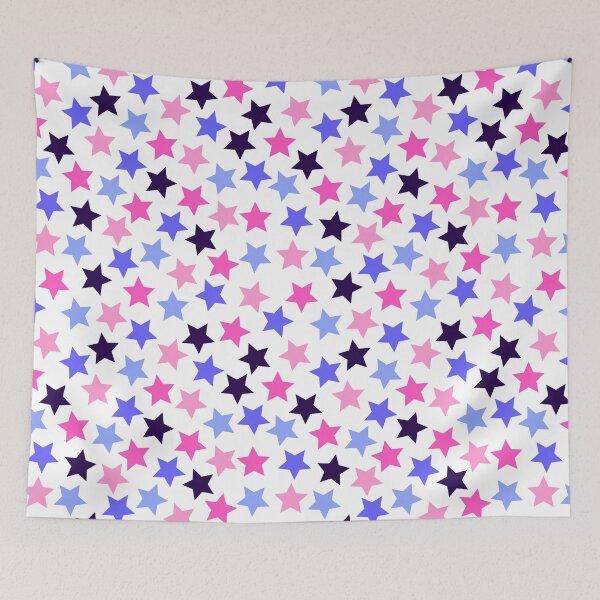 Item preview, Omnisexual Pride Flag Stars Pink Blue designed and sold by JoyfulJen.