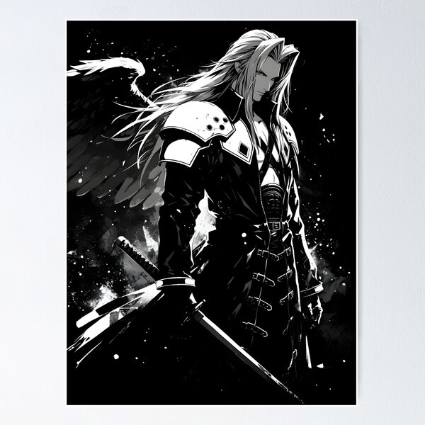Item preview, Final Fantasy 7 Sephiroth designed and sold by FamousArtDesign.