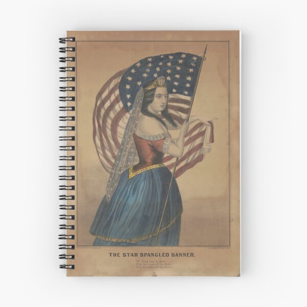 Artikelvorschau, Vintage Americana Kunst, Star Spangled Banner, Flaggenkunst entworfen und verkauft von CulturalCurios.