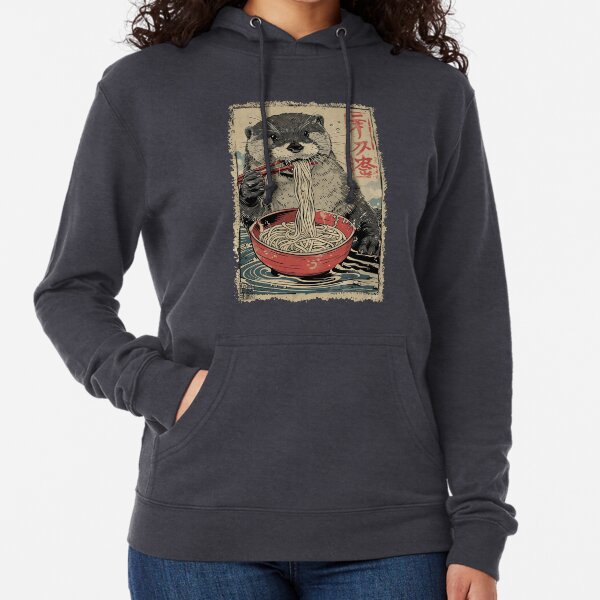 Item preview, Otter eating ramen - vintage paint designed and sold by gaviani.