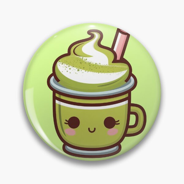 Item preview, Cute Matcha Latte Kawaii designed and sold by canvadreamer444.