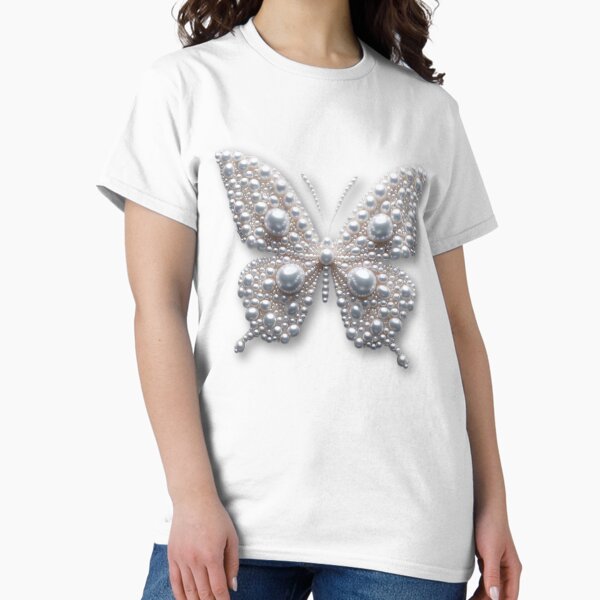 Item preview, Ornement papillon élégant en perles - Décoration d'intérieur chic et accessoire de mode designed and sold by MiszungART.