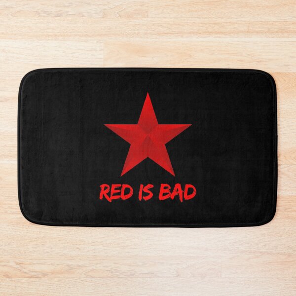Item preview, Red is bad -  say no to communists! designed and sold by CleanDecor.