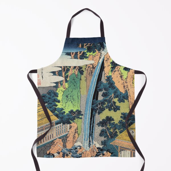 Item preview, Roben Waterfall at Oyama by Katsushika Hokusai designed and sold by Takeda-art.