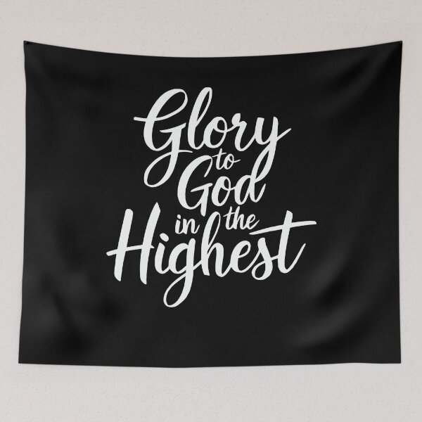 Item preview, Glory To God In The Highest! White Doxology designed and sold by PMCreative.