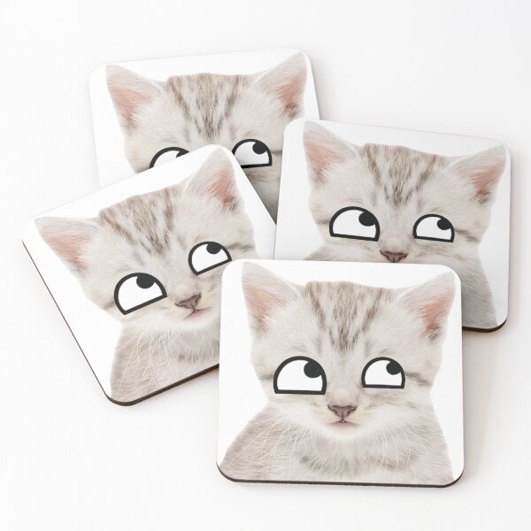 Item preview, Derp face cat designed and sold by SillyLittleSnek.