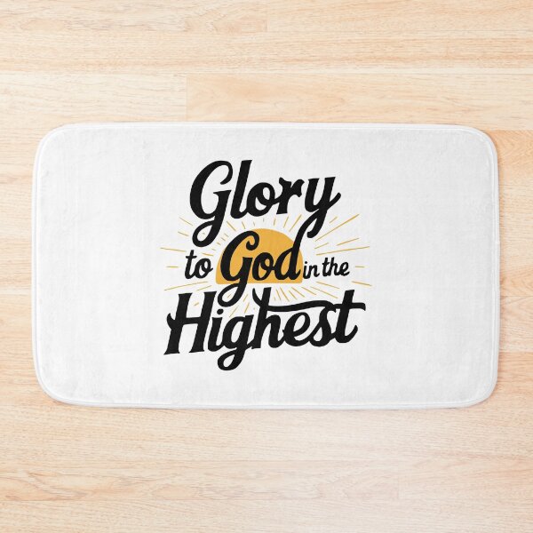 Item preview, Glory To God In The Highest! Black Sunrise Doxology designed and sold by PMCreative.