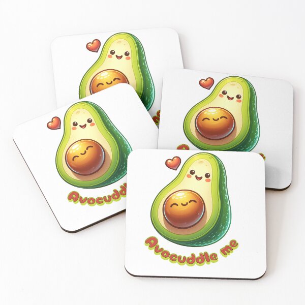 Item preview,  Adorable design with a super cute split avocado and a lovely phrase: 'Avocuddle me'. designed and sold by CastilloDesings.