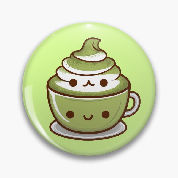 Item preview, Cute Matcha Latte Kawaii designed and sold by canvadreamer444.