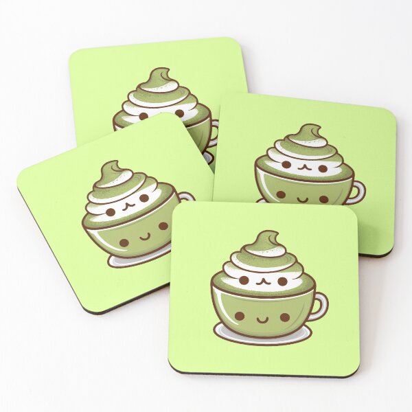 Item preview, Cute Matcha Latte Kawaii designed and sold by canvadreamer444.