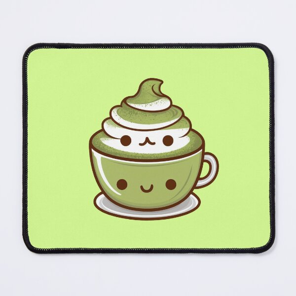 Item preview, Cute Matcha Latte Kawaii designed and sold by canvadreamer444.