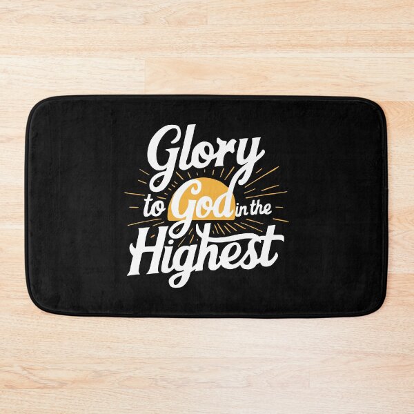 Item preview, Glory To God In The Highest! White Sunrise Doxology designed and sold by PMCreative.