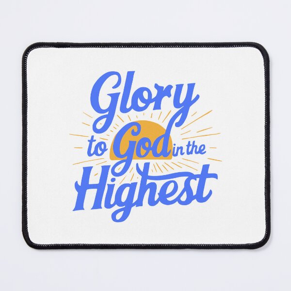 Item preview, Glory To God In The Highest! Blue Sunrise Doxology designed and sold by PMCreative.