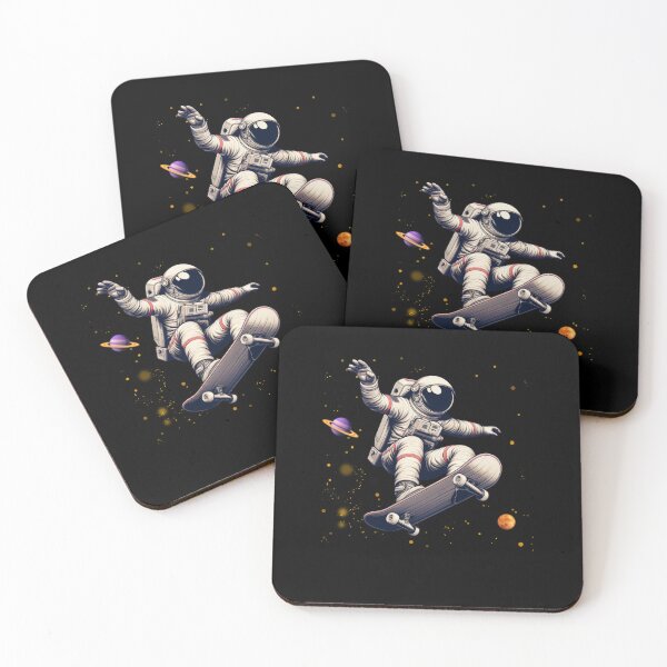 Item preview, Astronaut Balances On A Skateboard designed and sold by sbachstroem.