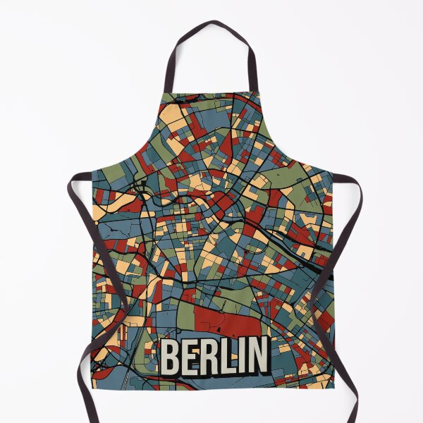 Item preview, Berlin Earthtone Germany City Map Abstract Poster designed and sold by Stadify.