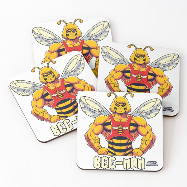 Item preview, Bee-Man! (Manchester bee hero) designed and sold by jimmy-digital.