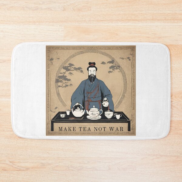 Item preview, Make Tea Not War designed and sold by FitEnvy.
