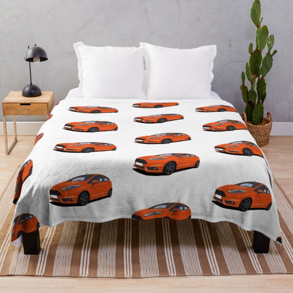 Aperçu de l'œuvre Fiesta ST Orange avec alliages noirs créée et vendue par neil4404.