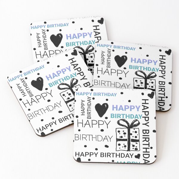 Item preview, HAPPY BIRTHDAY. MINIMAL COLOR.  designed and sold by DancingCreek.