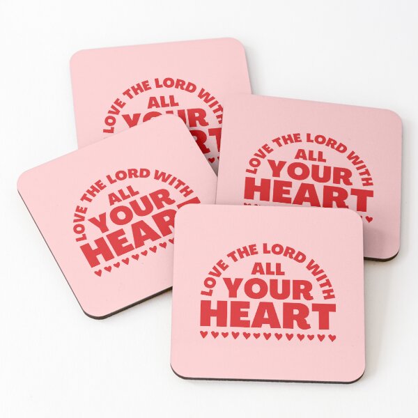 Item preview, Love The Lord With All Your Heart | Matthew 22:37 | Christian Gifts designed and sold by Meredibbs.