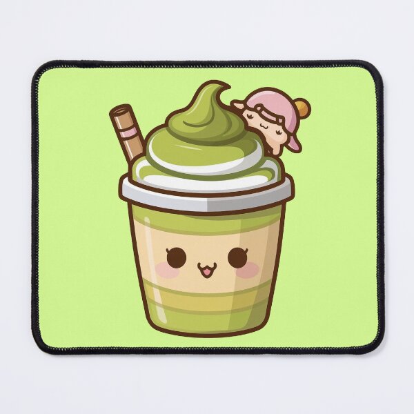 Item preview, Cute Matcha Latte Kawaii designed and sold by canvadreamer444.