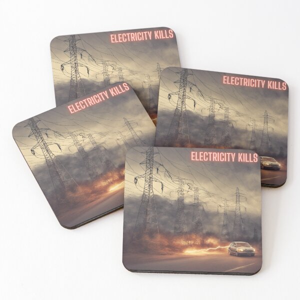 Item preview, Warning: Electricity Kills Realistic Car designed and sold by SavvyPress.