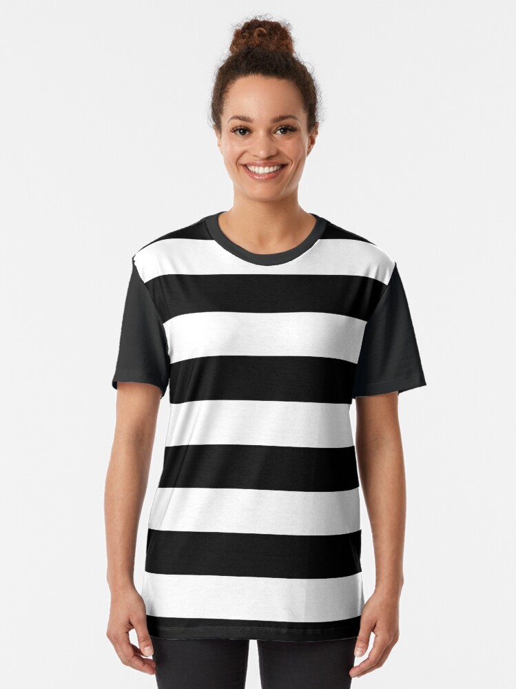 black stripes t shirt