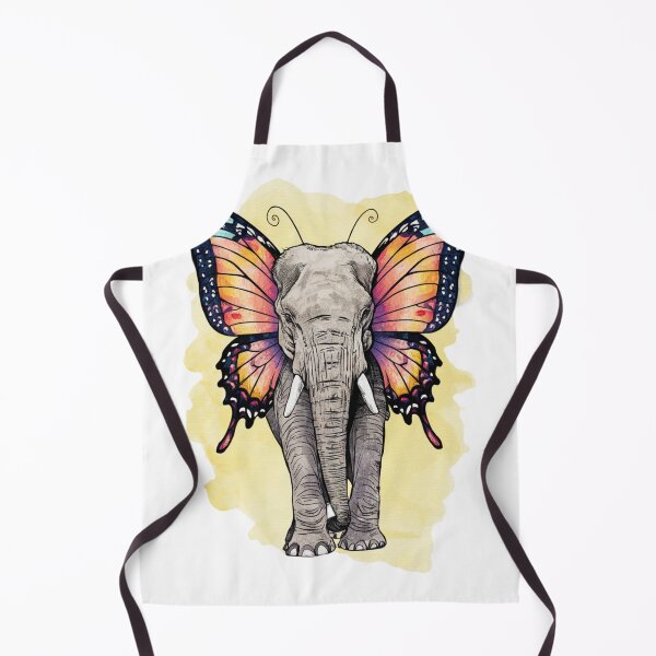Item preview, an elephant with butterfly wings designed and sold by 123ks.