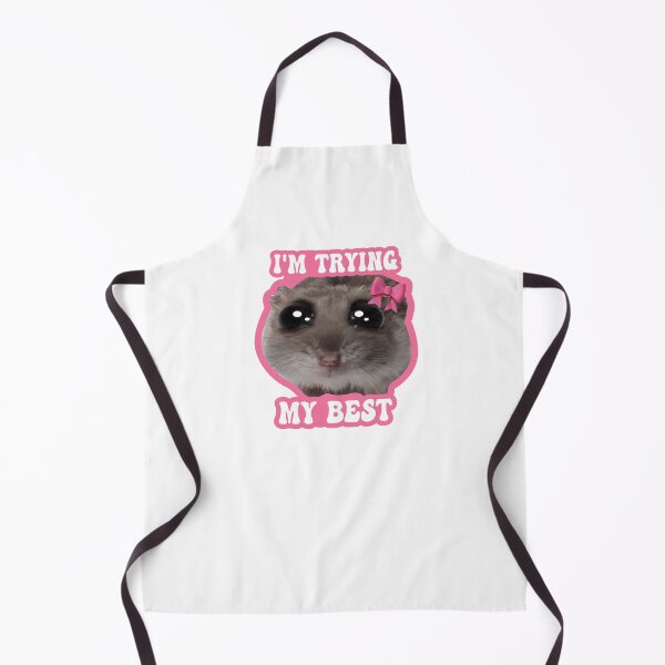 Item preview, Sad hamster meme girl Im trying my best designed and sold by uxcomshop.