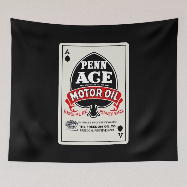 Item preview, Penn-Ace Motor Oil vintage sign designed and sold by htrdesigns.
