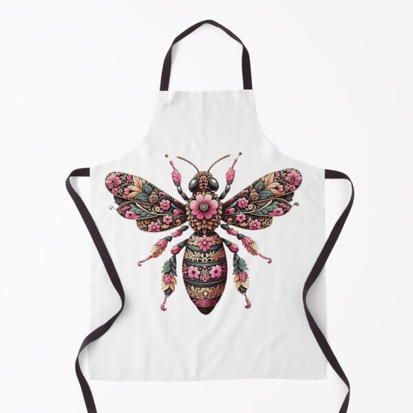 Item preview, Artistic Floral Bee Illustration - Unique Nature-Inspired Artwor designed and sold by MiszungART.
