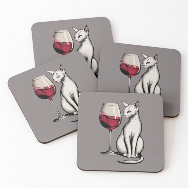 Item preview, Cat and Wine designed and sold by 123ks.