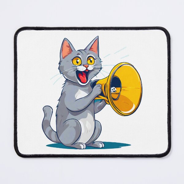 Item preview, Cat with Loudspeaker 2 designed and sold by Tom-Johnson.